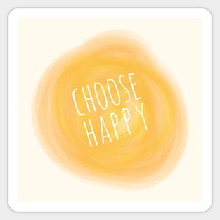 Choose Happy Sticker